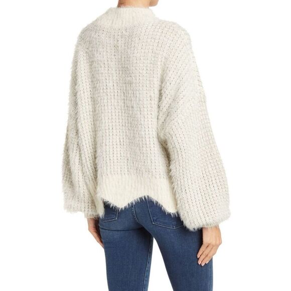 NEW FRNCH Shimmer Knit Pullover Sweater - Picture 2 of 13